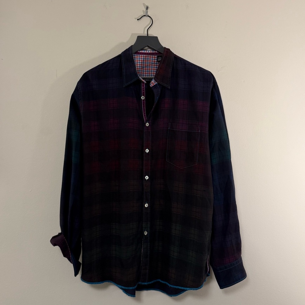 Arnold Zimberg Patterned Button Down Shirt
